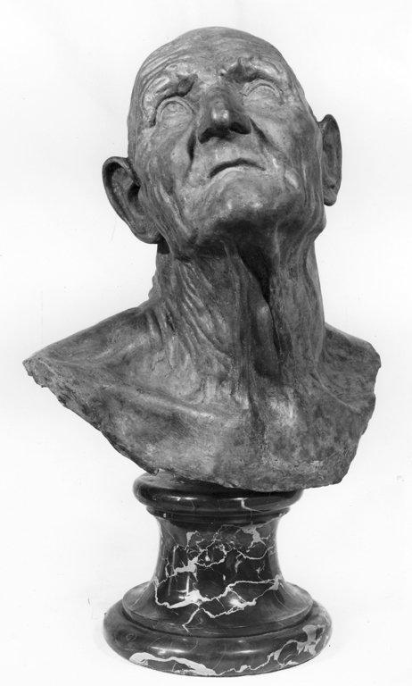 Testa di vecchio (scultura) by Reni Guido (sec. XVII) 